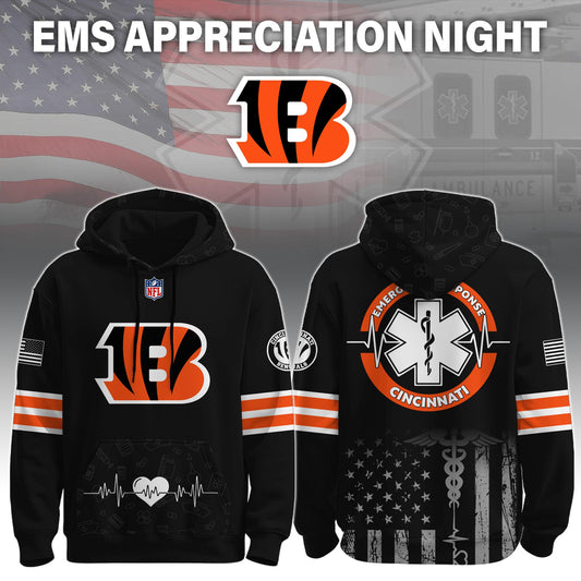 Cincinnati Bengals x EMS Appreciation Night Game Hoodie