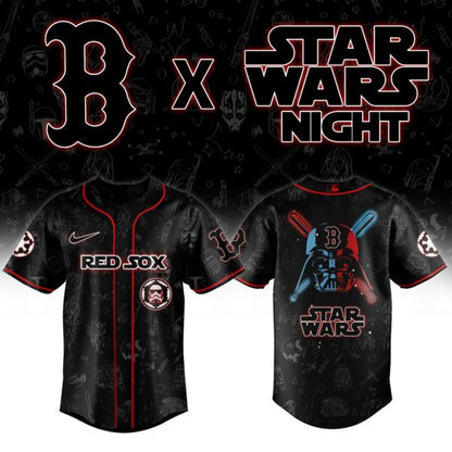 ..Boston Red Sox 2025 Star Wars Night Limited Jersey