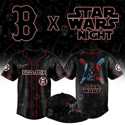 ..Boston Red Sox 2025 Star Wars Night Limited Jersey