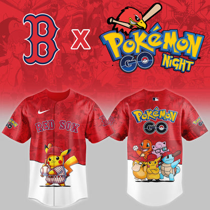 Boston Red Sox 2025 Pokémon GO Night Event Limited Jersey | OT24