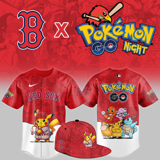 Boston Red Sox 2025 Pokémon GO Night Event Limited Jersey | OT24