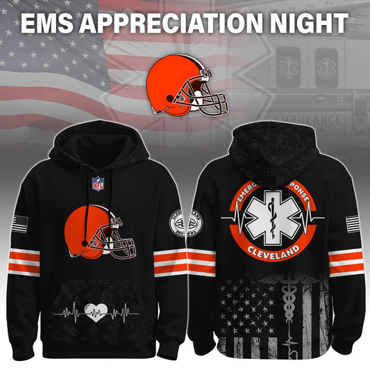 Cleveland Browns x EMS Appreciation Night Game Hoodie
