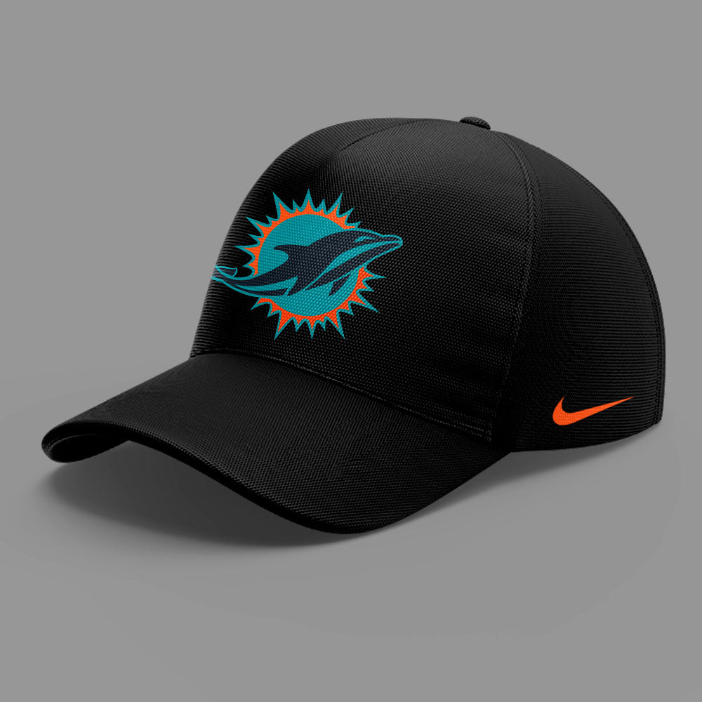 Limited Edition Dolphins Football Rivalries Teaser Logo Black Hoodie-LD2507260012