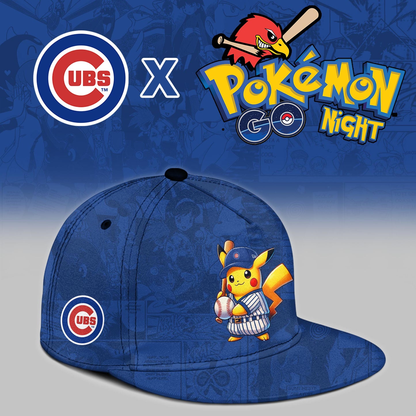 Chicago Cubs 2025 Pokémon GO Night Limited Jersey | MU26