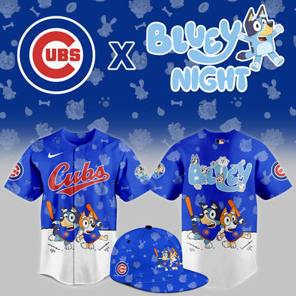 Chicago Cubs 2025 Bluey Night Event Limited Jersey | PM96