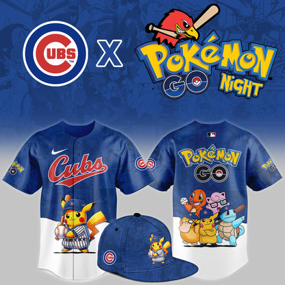 Chicago Cubs 2025 Pokémon GO Night Limited Jersey | MU26