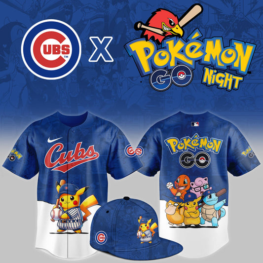 Chicago Cubs 2025 Pokémon GO Night Limited Jersey | MU26