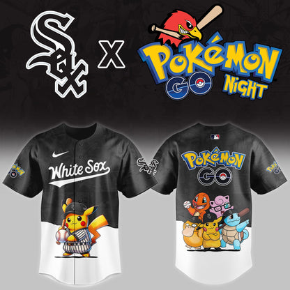 Chicago White Sox 2025 Pokémon GO Night Limited Jersey | PK56