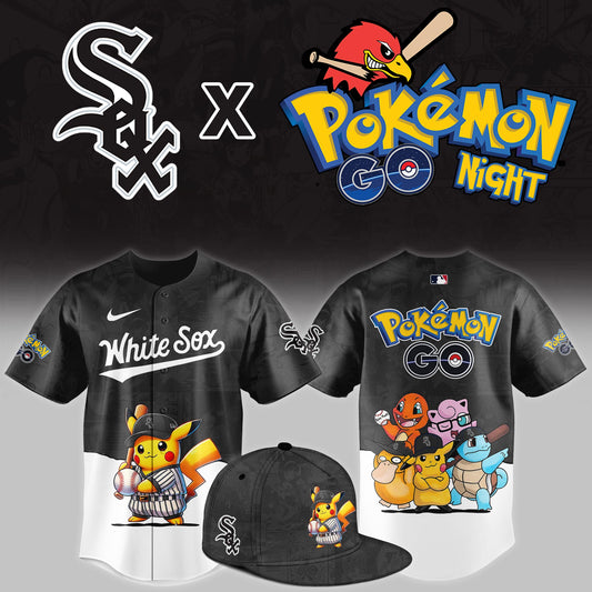 Chicago White Sox 2025 Pokémon GO Night Limited Jersey | PK56