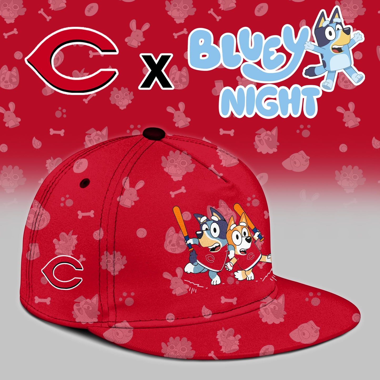 Cincinnati Reds 2025 Bluey Night Event Limited Jersey | UF67