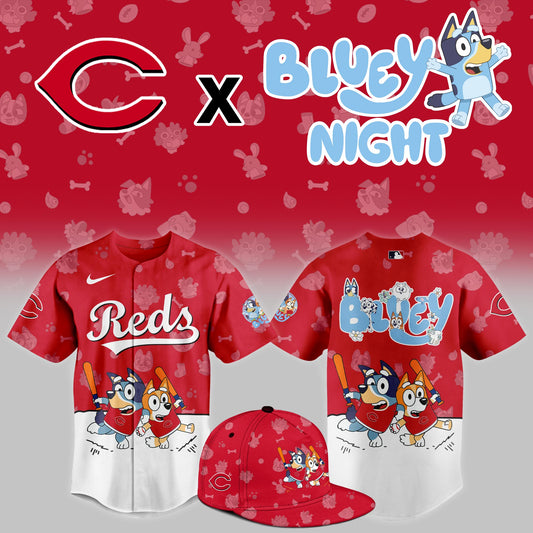 Cincinnati Reds 2025 Bluey Night Event Limited Jersey | UF67