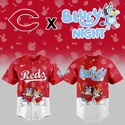 Cincinnati Reds 2025 Bluey Night Event Limited Jersey | UF67