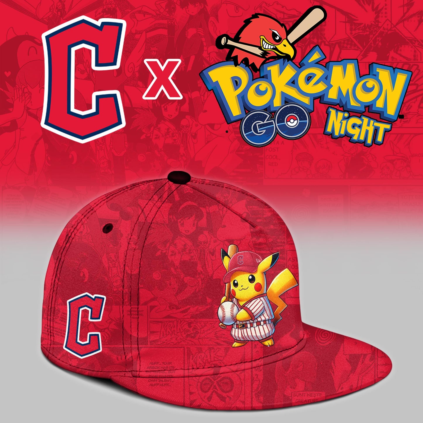 Cleveland Guardians 2025 Pokémon GO Theme Night Limited Jersey | OX47
