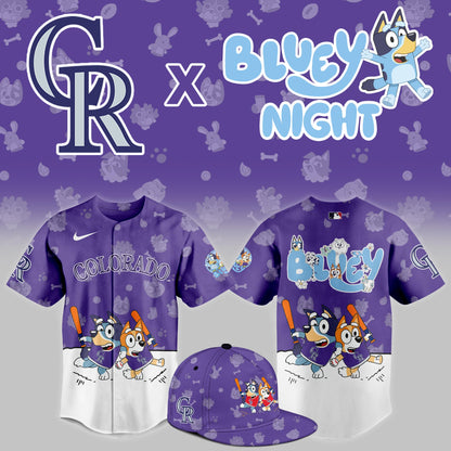 Colorado Rockies 2025 Bluey Night Event Limited Jersey | RC14