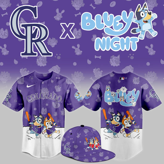 Colorado Rockies 2025 Bluey Night Event Limited Jersey | RC14
