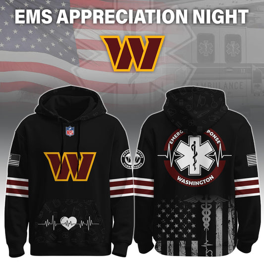 Washington Commanders x EMS Appreciation Night Game Hoodie