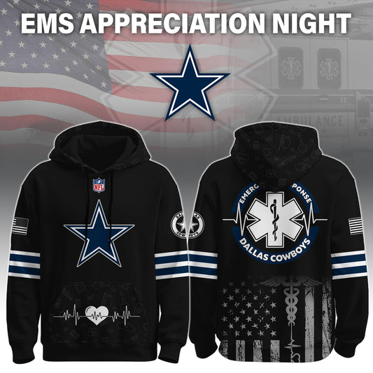 Dallas Cowboys x EMS Appreciation Night Game Hoodie