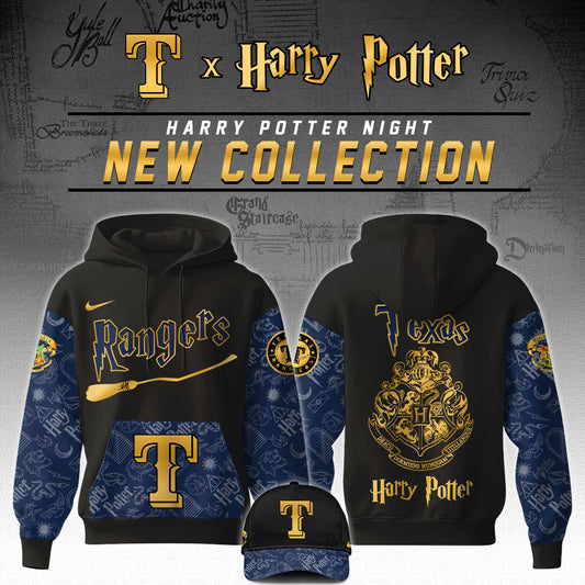 .Texas Rangers MLB x Harry Potter Night Game Hoodie Editions Limited