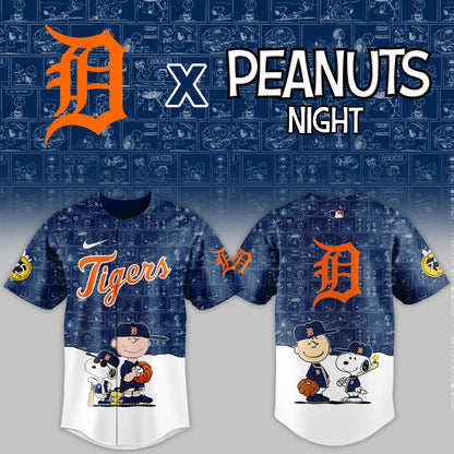 Detroit Tigers 2025 Peanuts Night Event Limited Jersey | BD52