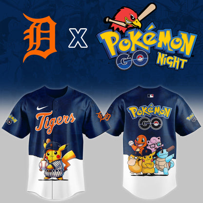 Detroit Tigers 2025 Pokémon GO Night Limited Jersey | FI81