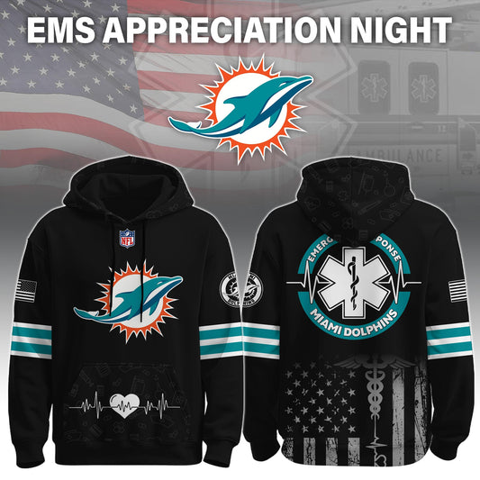 Miami Dolphins x EMS Appreciation Night Game Hoodie
