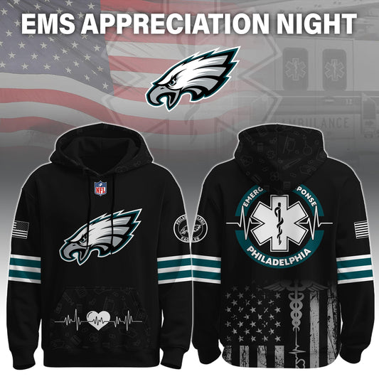 Philadelphia Eagles x EMS Appreciation Night Game Hoodie