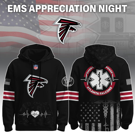 Atlanta Falcons x EMS Appreciation Night Game Hoodie