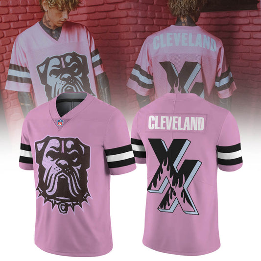 Machine Gun Kelly x Cleveland Browns Football Jersey - 2025 New Collection