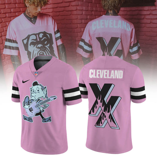 Machine Gun Kelly x Cleveland Browns Football Jersey - 2025 New Collection