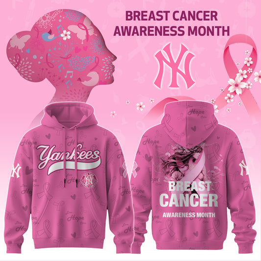 _ NYY x Breast Cancer Awareness Month Limited Edition Hoodie 2025.