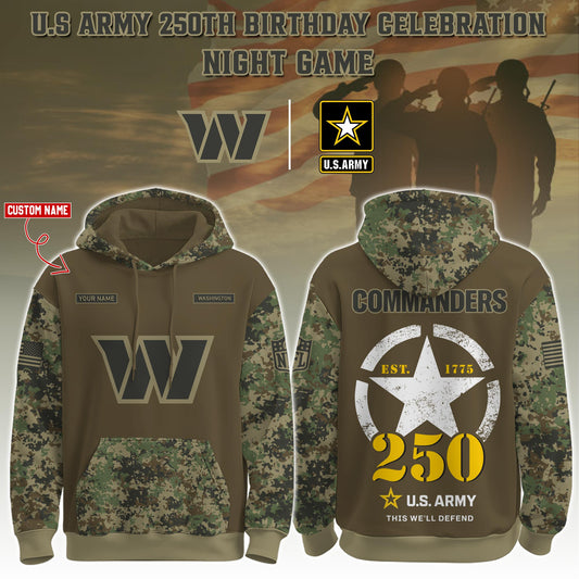 WAS-Army 250th Birthday Hoodie Limited Edions
