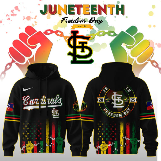 St.Louis Cardinals MLB x Juneteenth Freedom Day Edition Hoodie 2025 | YZ12