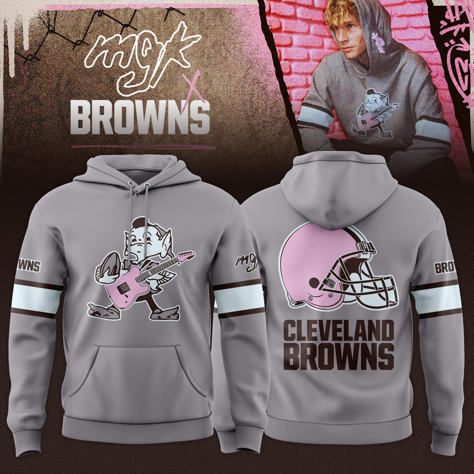 MGK x Cleveland Browns Hoodie Special Version