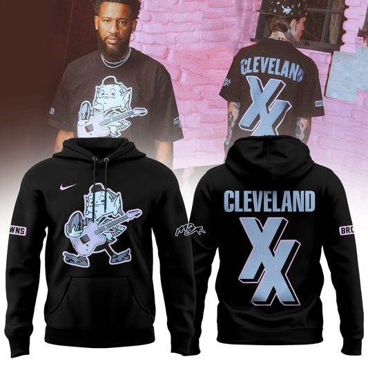 Machine Gun Kelly x Cleveland Browns Hoodie T-Shirt - 2025 New Collection