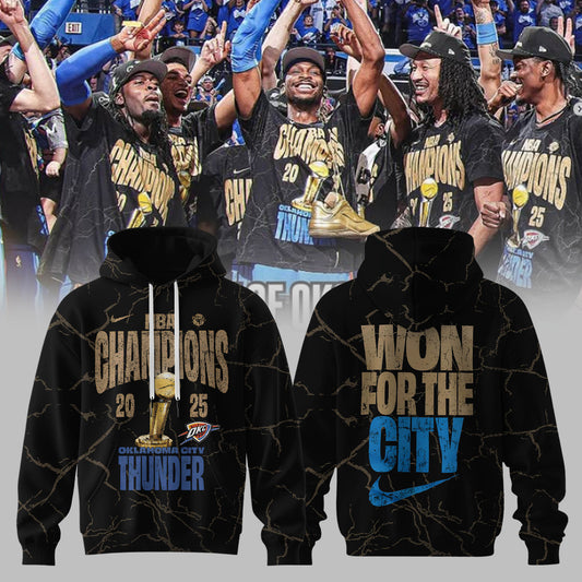 _ OKlahoma City Thunder NBA Champions 2025 Hoodie