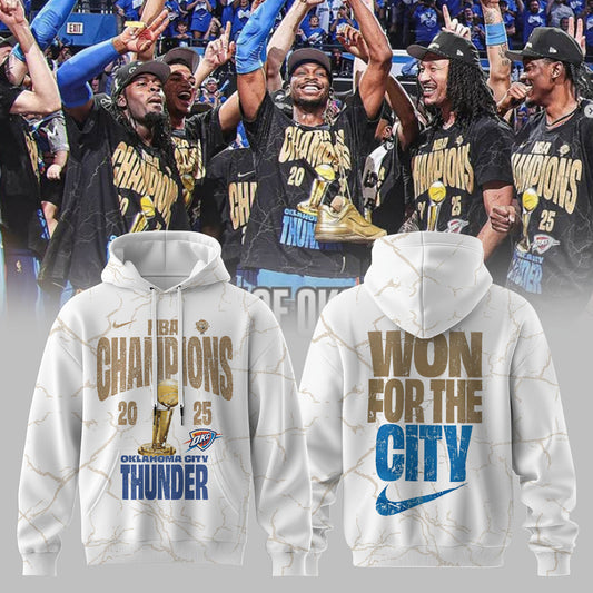 _ OKlahoma City Thunder NBA Champions 2025 Hoodie