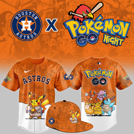 Houston Astros 2025 Pokémon GO Night Limited Jersey | NY38