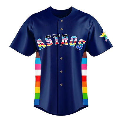 Houston Astros  PRIDE NIGHT 2024 Baseball Jersey Limited | EY81