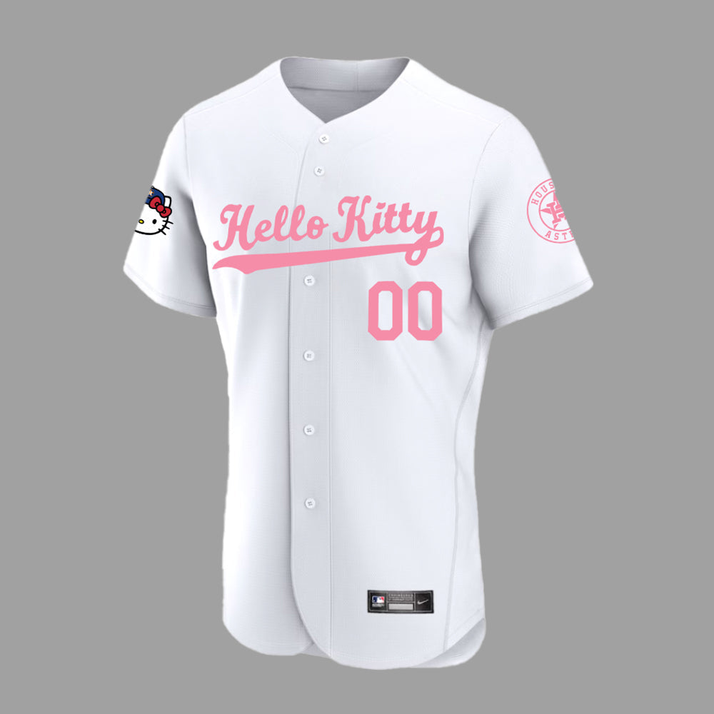 Houston Astros X Hello Kitty Pink Jersey Custom Name Limited Edition | KD33