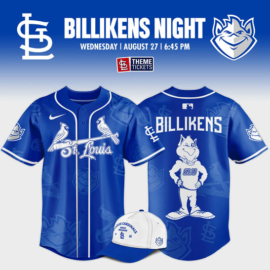 _ St. Louis Cardinals x Billikens Night Game Limited Edition Jersey 2025