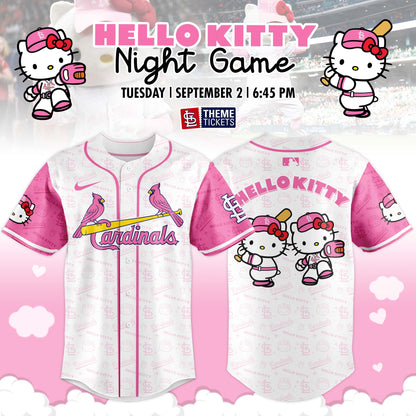 _ St. Louis Cardinals x Hello Kitty Night Game Limited Edition Jersey 2025