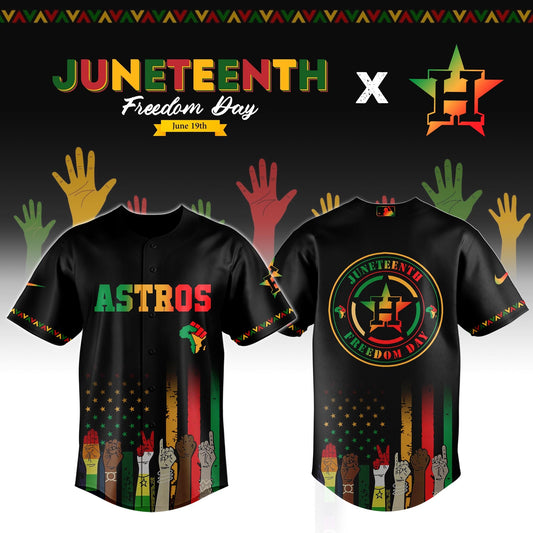_Houston Astros MLB x Juneteenth Jersey Editions Limited 2025 V1