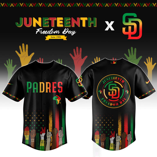 _San Diego Padres MLB x Juneteenth Jersey Editions Limited 2025 V1