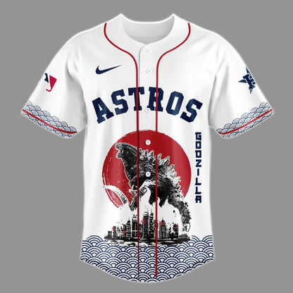 Godzilla x Houston Astros Limited Japan Edition Jersey