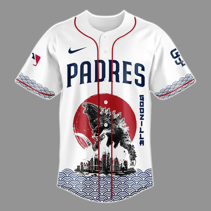 Godzilla x San Diego Padres Limited Japan Edition Jersey