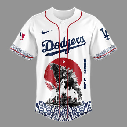 Godzilla x Los Angeles Dodgers Limited Japan Edition Jersey