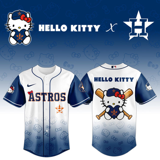 Houston Astros x Hello Kitty Night 2025 Baseball Jersey Limited Edition | FI73