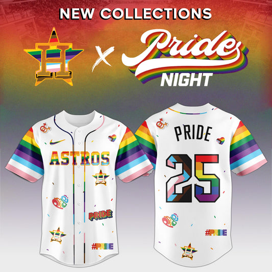 Houston Astros MLB x Pride Night Jersey Editions Limited | FU83