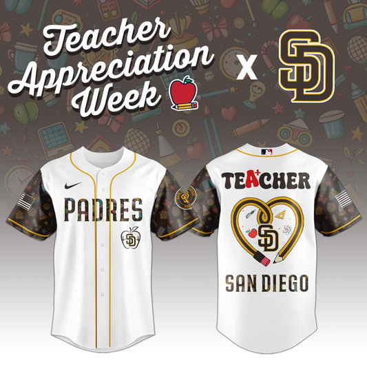 .     San Diego Padres MLB X Teacher Appreciation Week Edition Jersey 2025