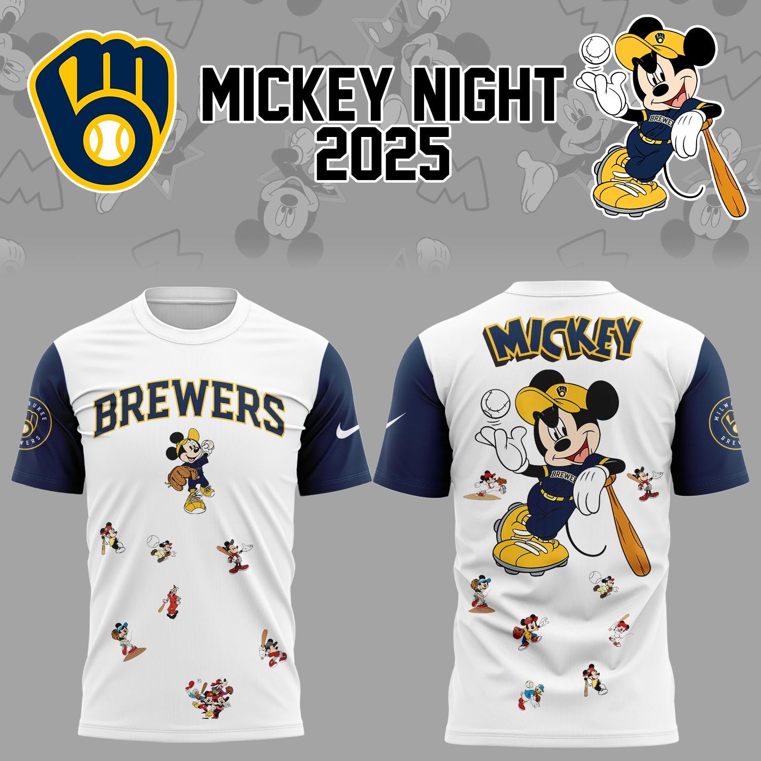 Limited Edition Brewers Baseball MM Night TShirt-KC04292514